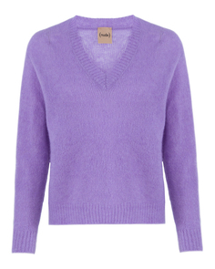 Пуловер женский NUDE 1101091.22 фиолетовый 42 IT