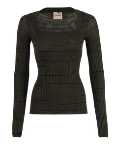 Джемпер женский NUDE 1101020 хаки 40 IT