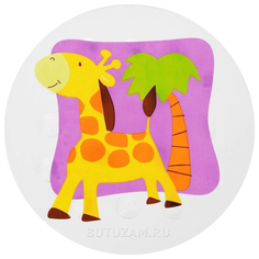 Мини-коврик для ванной Valiant Kids Collection Жирафик На присосках, 6 шт