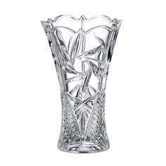 Ваза стеклянная для цветов Bohemia Кристаллайт 20 см прозрачная