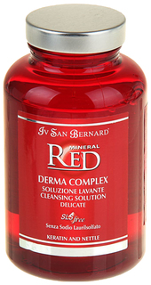 Шампунь для кошек и собак ISB Mineral Red Derma Complex без лаурилсульфата натрия, 300 мл Iv San Bernard
