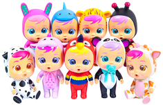 Плачущий младенец IMC Toys с домиком и аксессуарами Crybabies 3 штуки