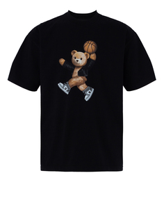 Футболка мужская Dom Rebel JUMPBEAR.OVER TEE черная XL