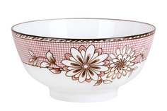 Бульонница Коралл Розовый ситец 670 мл разноцветная