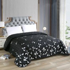 Покрывало стеганое двухстороннее из микрофибры SL 12142 230х260 Soft Line