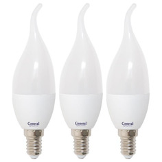 Лампочка General GLDEN-CFW-8-230-E14-6500, 3шт