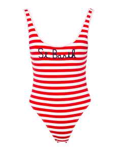 Купальник слитный женский MC2 Saint Barth LAW0001 красный XS