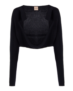 Кардиган женский NUDE 1101014 черный 42 IT