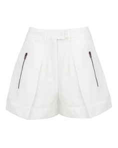 Шорты женские NUDE 1103568.21 белые 40 IT