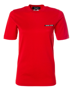 Футболка женская DSquared2 S80GC0002 красная XS