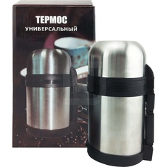 Термос Универсальный 0,8 л серебристый No Brand