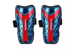 Футбольные щитки Larsen 6880 красный/синий One Size