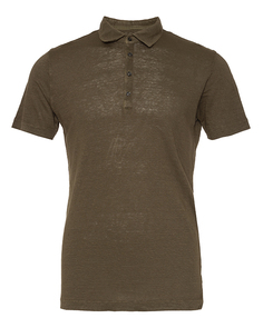 Футболка-поло мужская 120% lino T0M7282 хаки XL