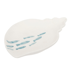 Блюдо сервировочное Mercury White sand Ракушка 22,5 x 15 см