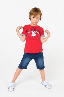 Футболка для мальчика Brums, цв.красный, р-р 128