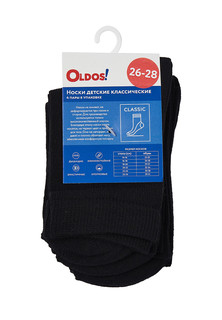 Носки детские 4 пары Oldos OAW193KAC02 цв.черный4 р.18-20
