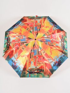 Зонт складной женский автоматический ZEST 24984 оранжевый