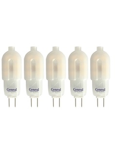 Лампочка General GLDEN-G4-3-M-12-4500, 5шт