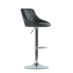 Барный стул Barneo N-83 Comfort (Комфорт) серая кожа