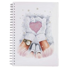 Алмазная мозаика тетрадь Color Kit Зима клетка 48 листов TR023