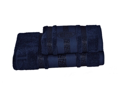 Полотенце махровое Clever 70*140+/-2см Спартак 06-072, темно-синий, Инвойс 67