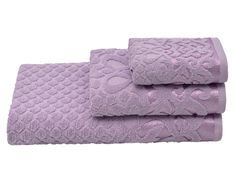 Полотенце махровое Clever 70*140 +/- 2см Аврора 04-134 фиолетовый