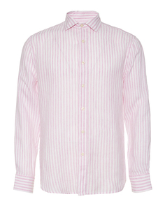 Рубашка мужская 120% lino T0M1311F945 розовая 3XL