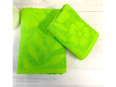 Полотенце махровое Clever ГК 50*90 +/- 2см Лира 480гр/кв.м 04-037 салатовый