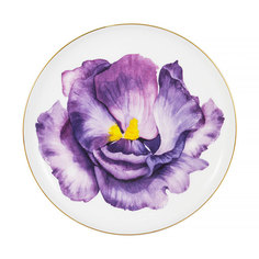 Тарелка десертная Anna Lafarg Emily Flowers. Iris, в подарочной упаковке