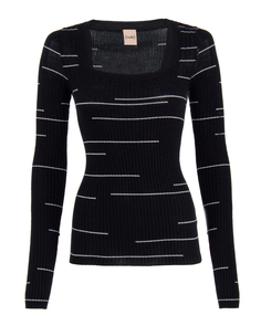 Джемпер женский NUDE 1101020 черный 42 IT