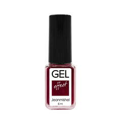 Лак для ногтей Jeanmishel Gel Effect т.152 Темно-розово-красный перламутровый