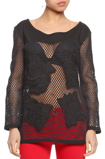 Блуза женская Twin-Set Jeans J2S5LB черная XS