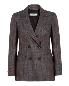 Жакет женский Peserico S01414 коричневый 40 IT