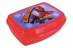 Бутербродница на клипсе Человек Паук красная 16х14х5см Коралл