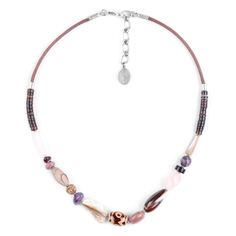 Колье из бижутерного сплава с агатом 45 см Nature Bijoux NB20.2-15-41172