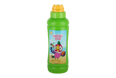 Бутылка для воды 450мл Попугай Кеша детская бутылочка Коралл