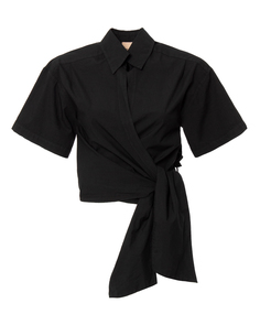 Блуза женская NUDE 1103756 черная 40 IT