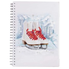 Алмазная мозаика тетрадь Color Kit Коньки клетка 48 листов TR022