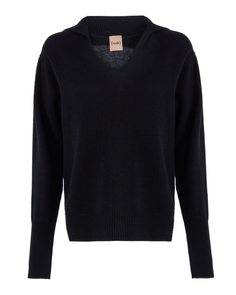 Пуловер женский NUDE 1101002 черный 42 IT