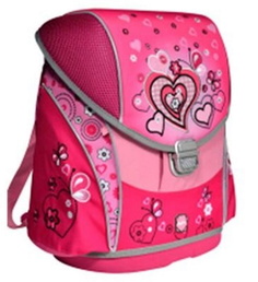 Ранец Mag Taller Ezzy Hearts, цвет: розовый