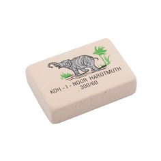 Ластик KOH-I-NOOR Слон 300/60, 31x21x8 мм, белый/цветной, прямоугольный, натурал. каучук