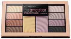 Тени для век Maybelline New York Total Temptation Eyeshadow + Highlight Palette