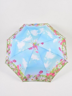 Зонт складной женский автоматический ZEST 23846 голубой