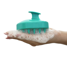 Массажер для мытья головы анатомической формы (бирюзовый) Healthy Life