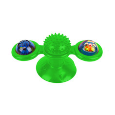 Универсальная игрушка для кошек Pet Universe пластик, зеленый, 15 см, 1 шт