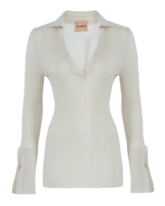 Пуловер женский NUDE 1101007.22 бежевый 42 IT