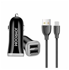 Автомобильное зарядное устройство Joyroom C-M216 (3.1А, ) + Кабель Type-C 1m