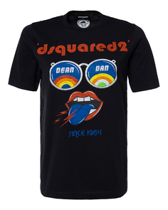 Футболка женская DSquared2 S72GD0235 черная M