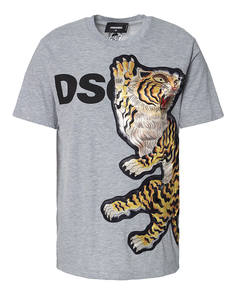 Футболка женская DSquared2 S72GD0238 серая S