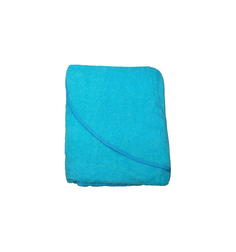 Простыня махровая "Уголок", 100x100 см, цвет: бирюзовый Baby Swimmer